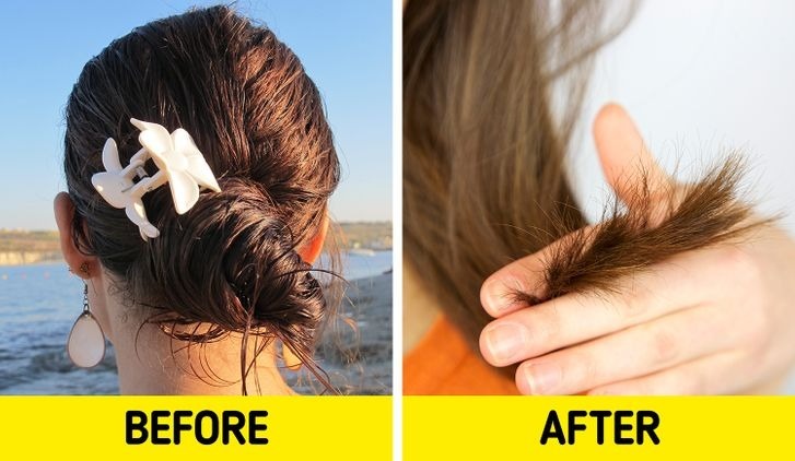 6 thói quen khiến tóc thêm hư tổn - Ảnh 2.