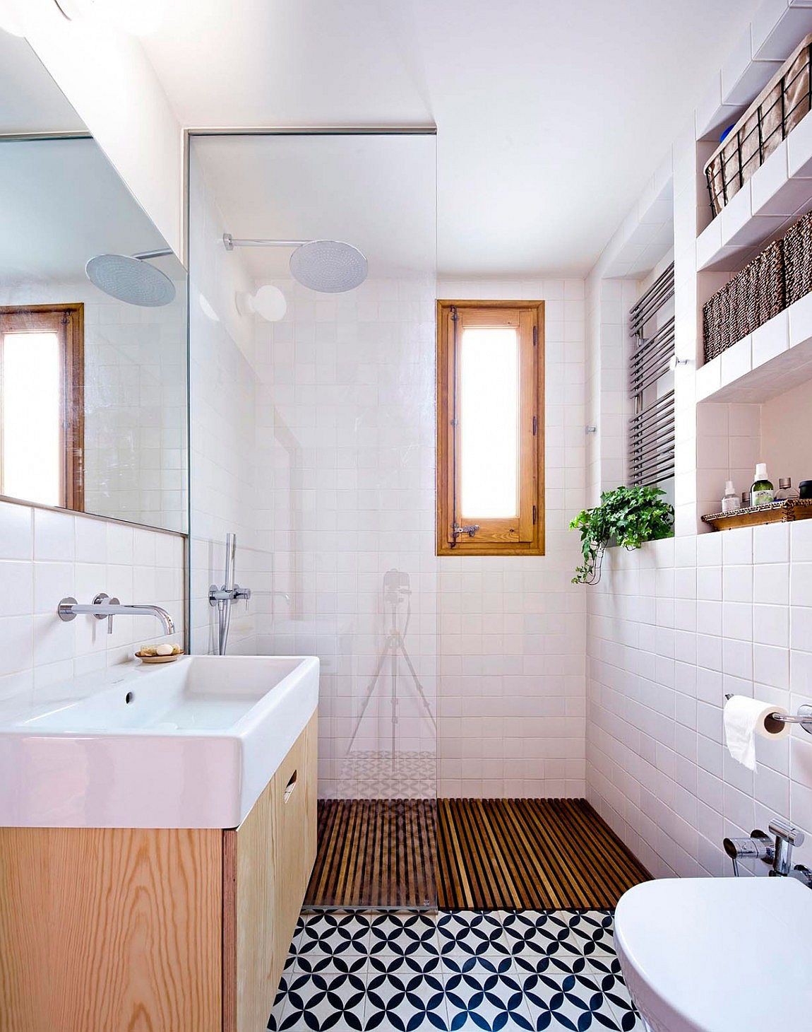 5 ý tưởng xây dựng phòng tắm trong căn hộ nhỏ giúp tối đa hóa không gian - Ảnh 15.