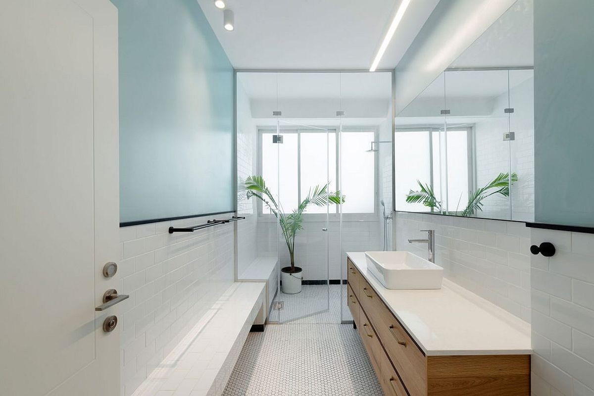 5 ý tưởng xây dựng phòng tắm trong căn hộ nhỏ giúp tối đa hóa không gian - Ảnh 2.