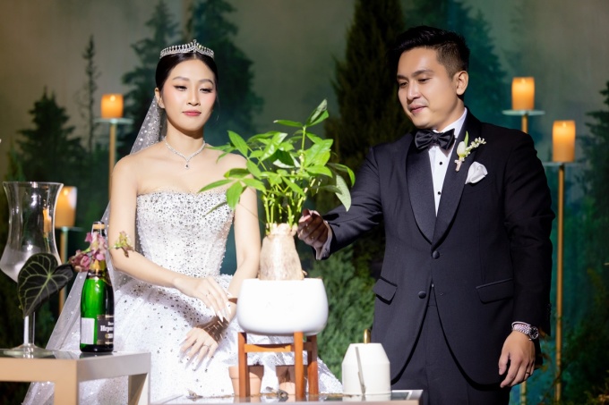 Lý do Liêu Hà Trinh bỏ nghi thức cắt bánh trong tiệc cưới - Ảnh 2.