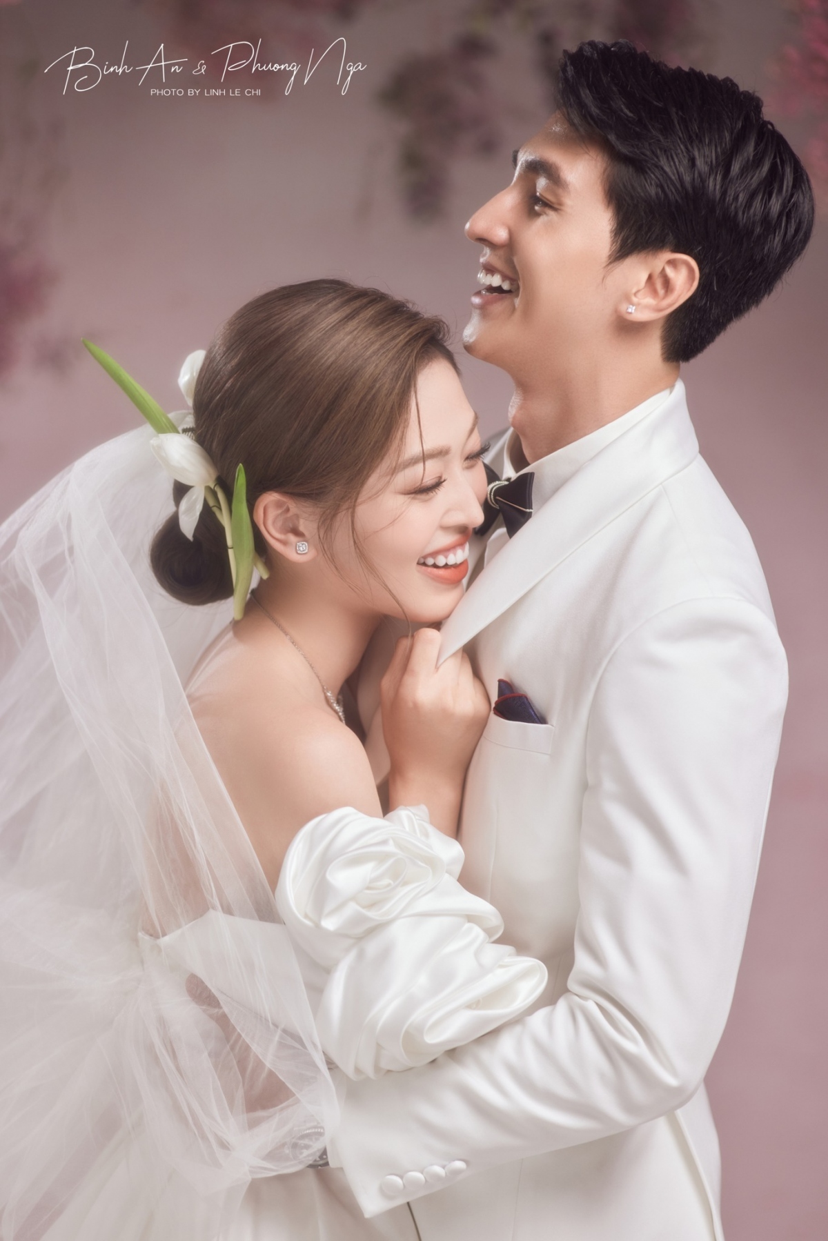 Ảnh cưới đẹp như tranh Hàn Quốc của Á hậu Phương Nga và diễn viên Bình An - Ảnh 7.