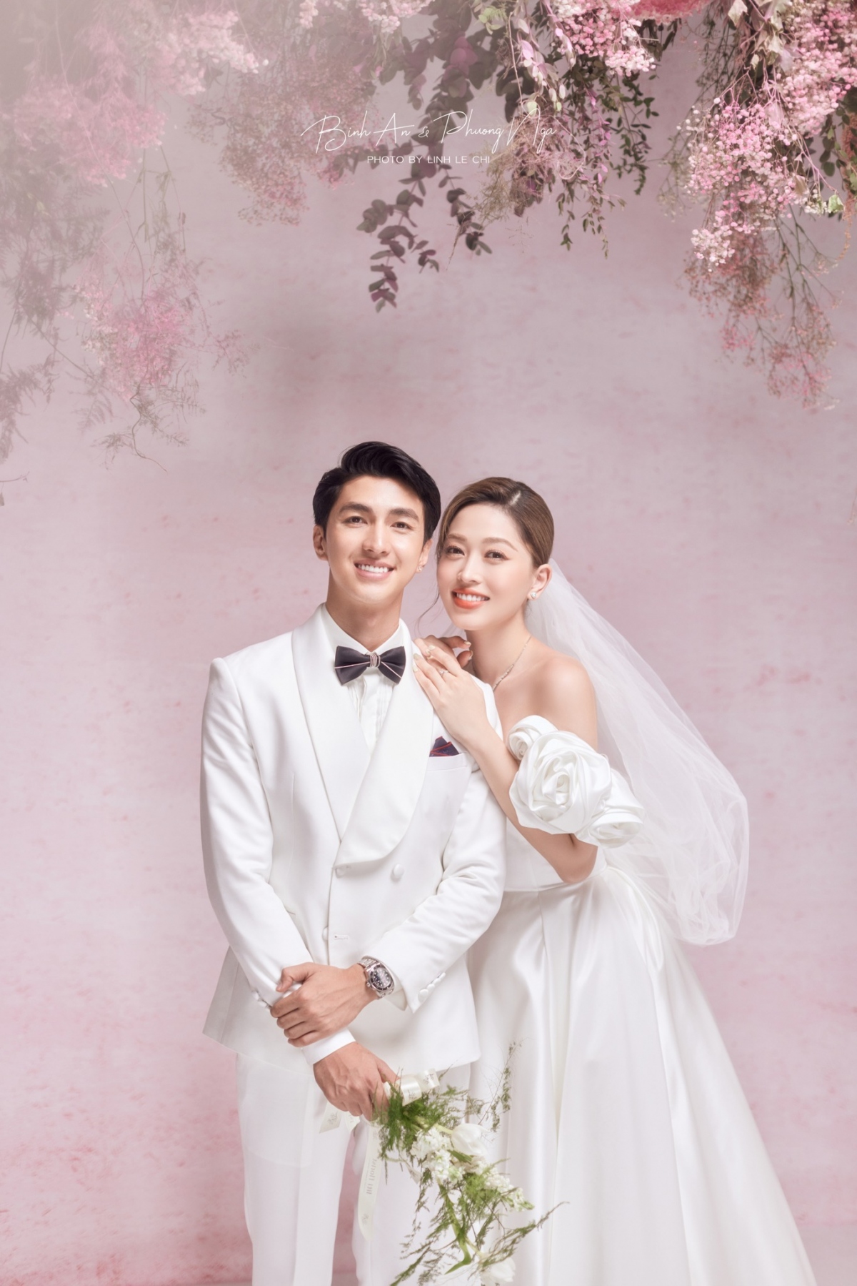 Ảnh cưới đẹp như tranh Hàn Quốc của Á hậu Phương Nga và diễn viên ...