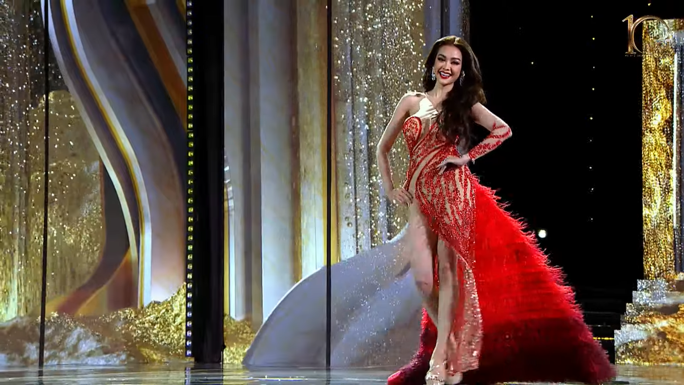 Trọn vẹn phần thi dạ hội giúp Thiên Ân tỏa sáng tại bán kết Miss Grand International 2022 - Ảnh 9.