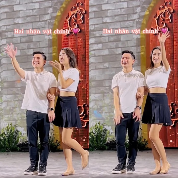 Tiết lộ hình ảnh Đỗ Mỹ Linh và ông xã cực đáng yêu trong clip tập nhảy trước đám cưới - 1