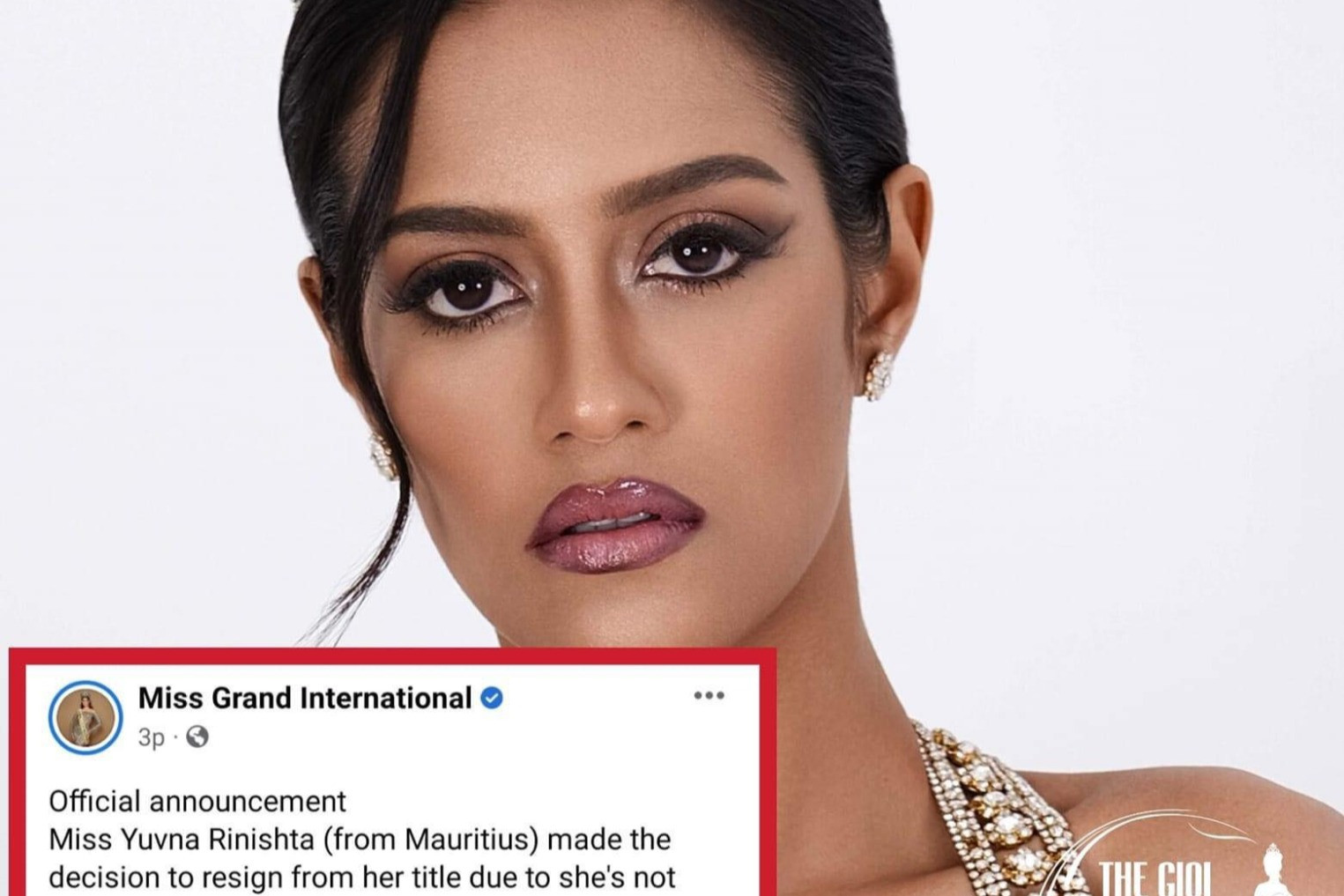 Hoa hậu Mauritius đột ngột từ bỏ danh hiệu Á hậu Hoà bình quốc tế 2022 - Ảnh 2.
