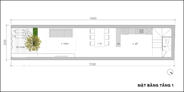 Tư vấn thiết kế nhà ống 50m² một mặt tiền nhưng vẫn thoáng sáng - Ảnh 1.