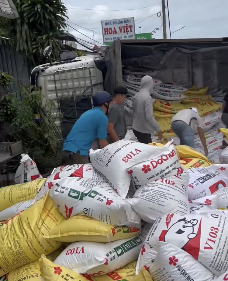 Xe tải lật đ&egrave; chết c&ocirc; g&aacute;i 22 tuổi ở Đồng Nai - Ảnh 2.