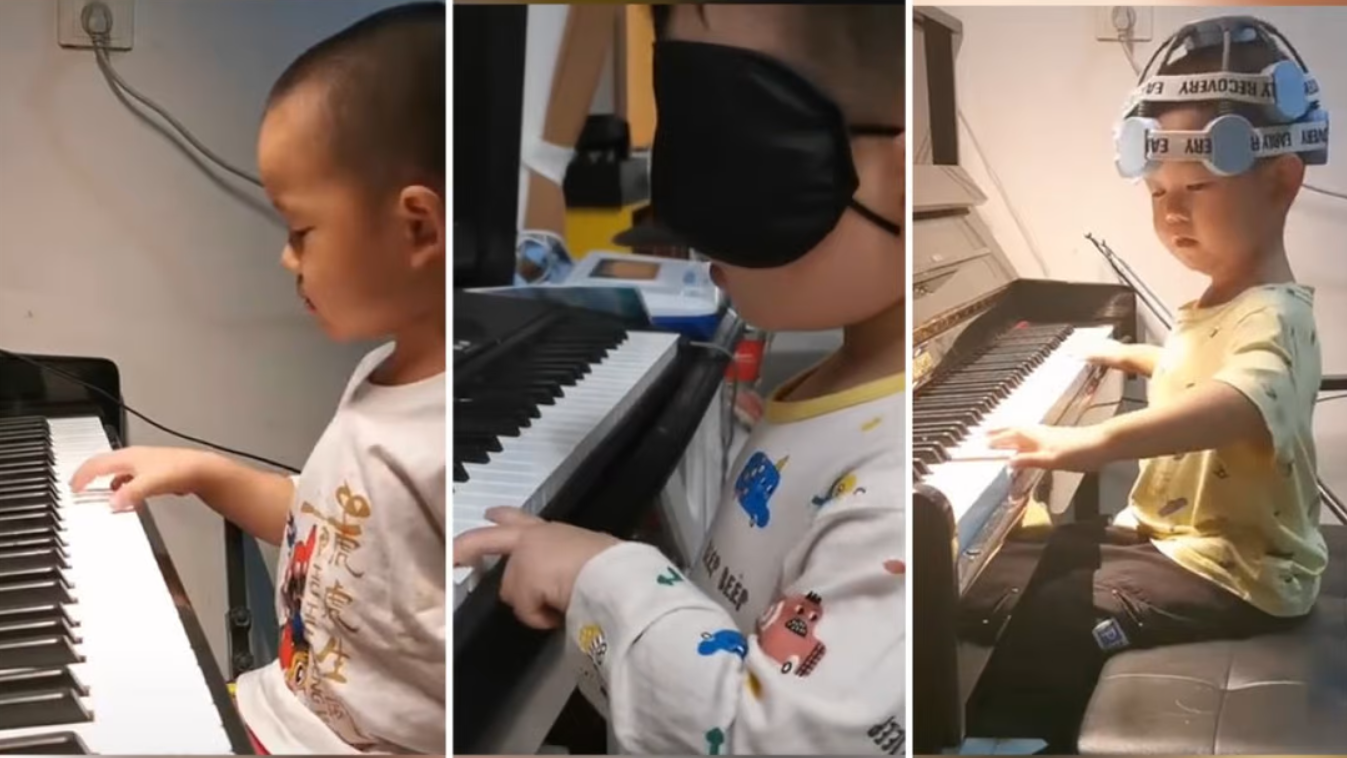 Cậu bé tự kỷ 4 tuổi chơi piano khiến hàng triệu người xúc động - Ảnh 1.