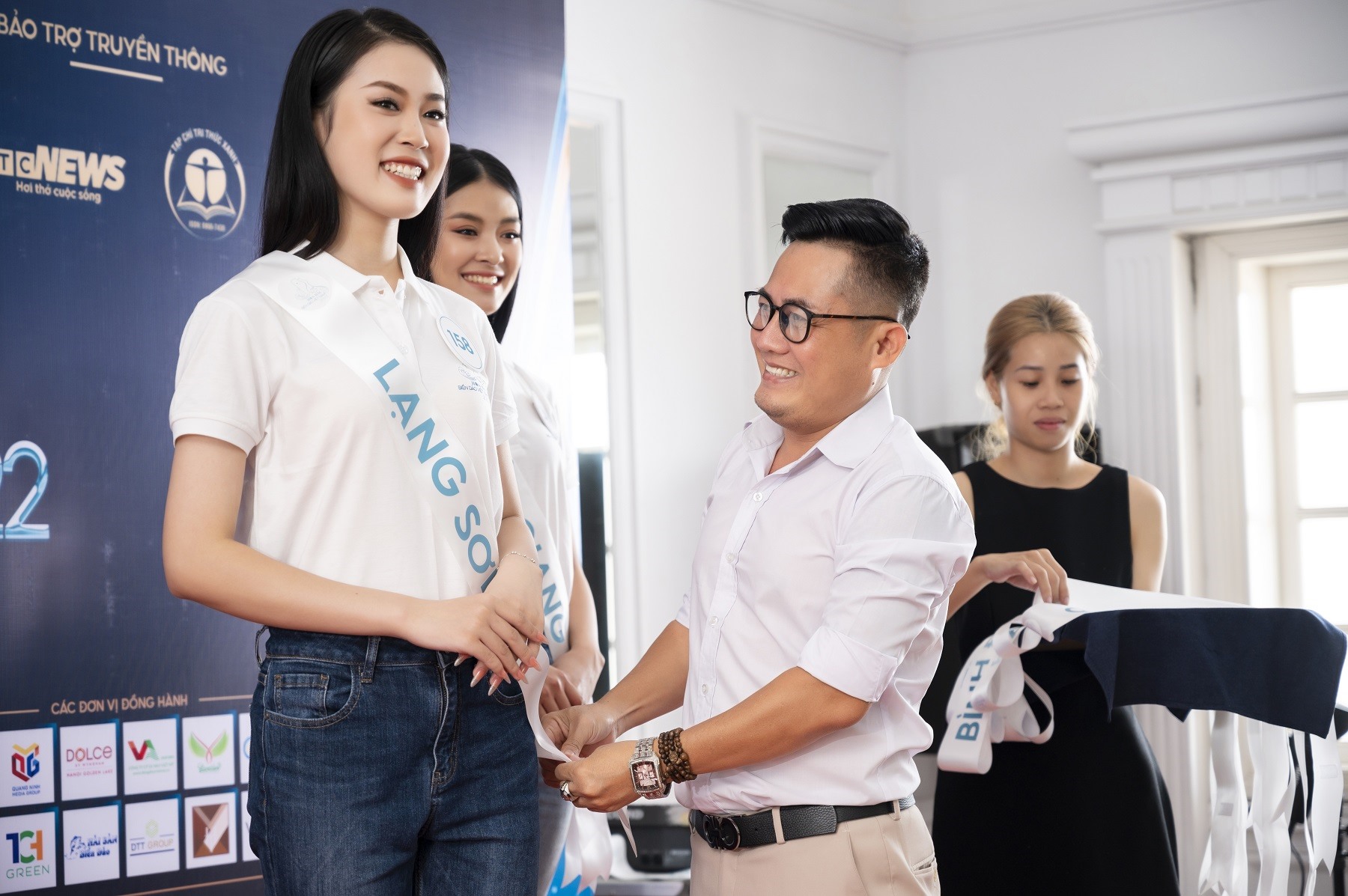 Top 50 Hoa hậu Biển Đảo Việt Nam  2022 được trao sash chính thức - Ảnh 3.