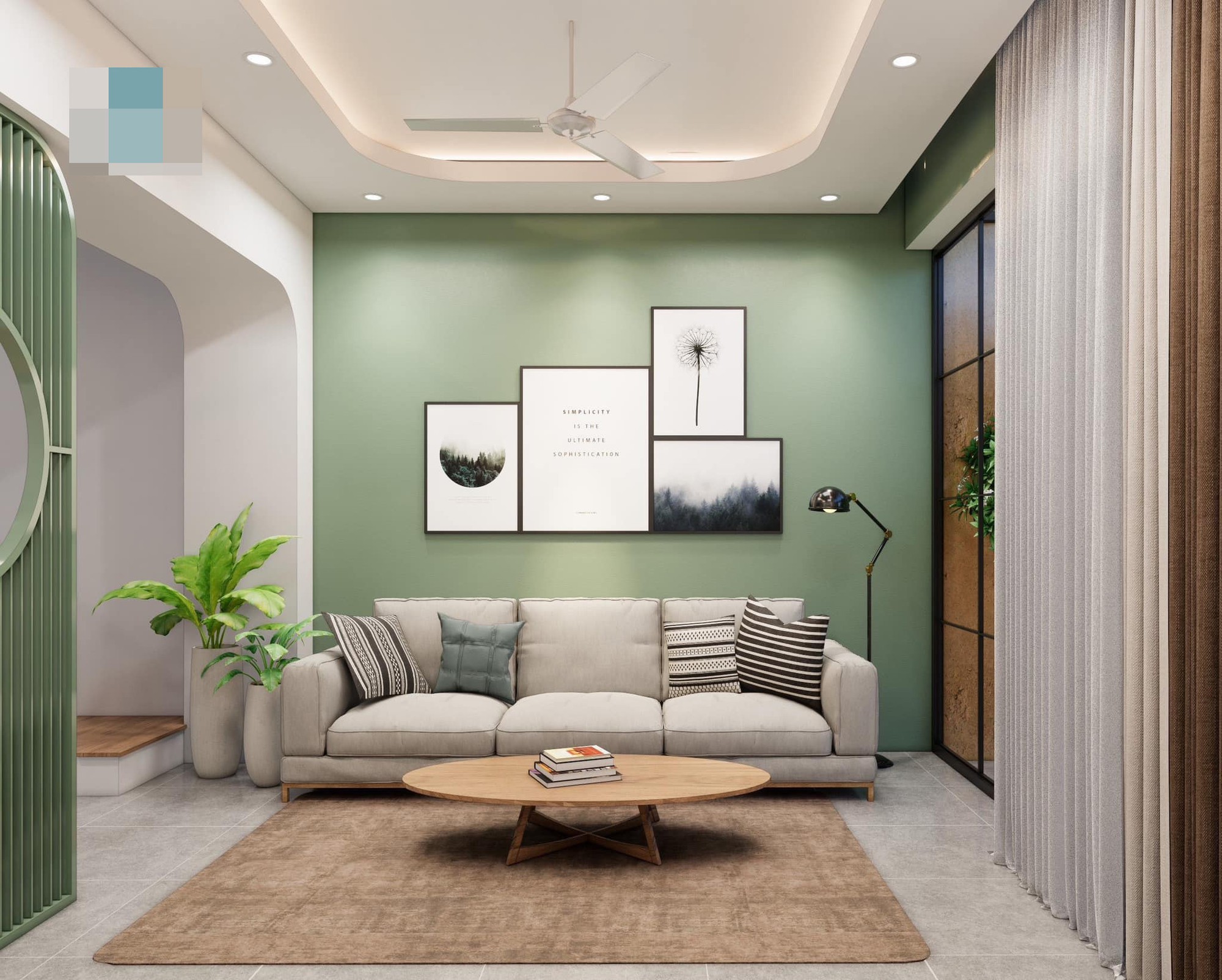 Nhà 2 tầng giúp gia chủ tương tác với thiên nhiên, không gian đầy sức sống - Ảnh 3.