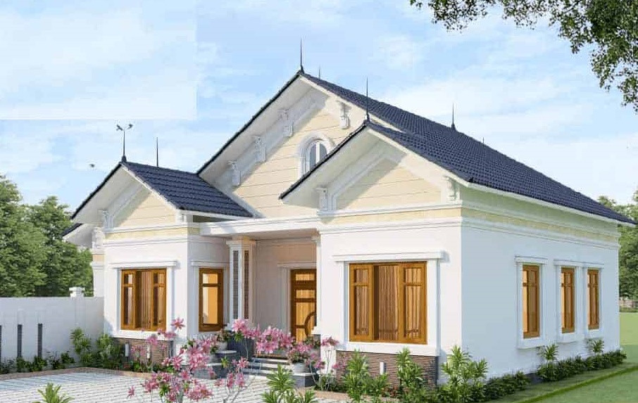 Nhà 1 tầng 4 phòng ngủ cuốn hút nhờ thiết kế giống khu nghỉ dưỡng - Ảnh 2. Nhà 1 tầng 4 phòng ngủ cuốn hút nhờ thiết kế giống khu nghỉ dưỡng - Ảnh 2.