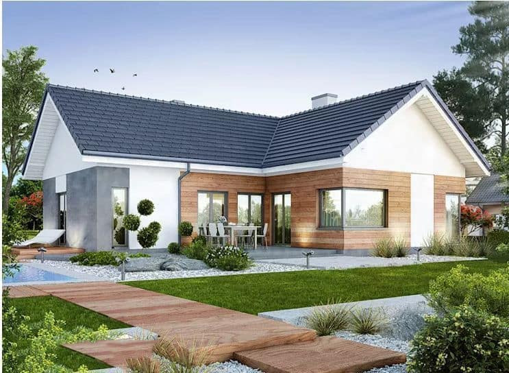 Nhà 1 tầng 4 phòng ngủ cuốn hút nhờ thiết kế giống khu nghỉ dưỡng - Ảnh 4. Nhà 1 tầng 4 phòng ngủ cuốn hút nhờ thiết kế giống khu nghỉ dưỡng - Ảnh 4.