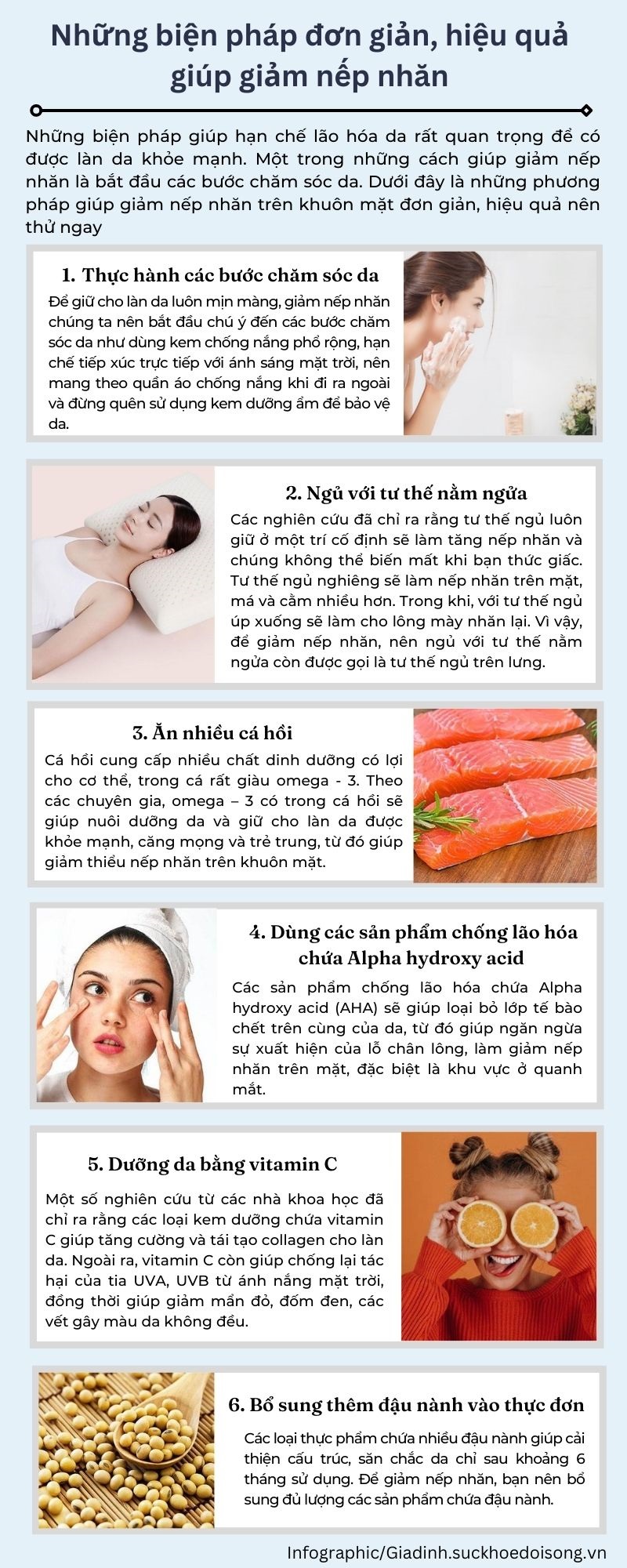 Những biện pháp đơn giản, hiệu quả giúp giảm nếp nhăn  - Ảnh 1.