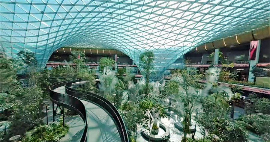Cận cảnh khu vườn hơn 6.000m2 ở sân bay quốc tế hiện đại nhất Qatar - Ảnh 7.