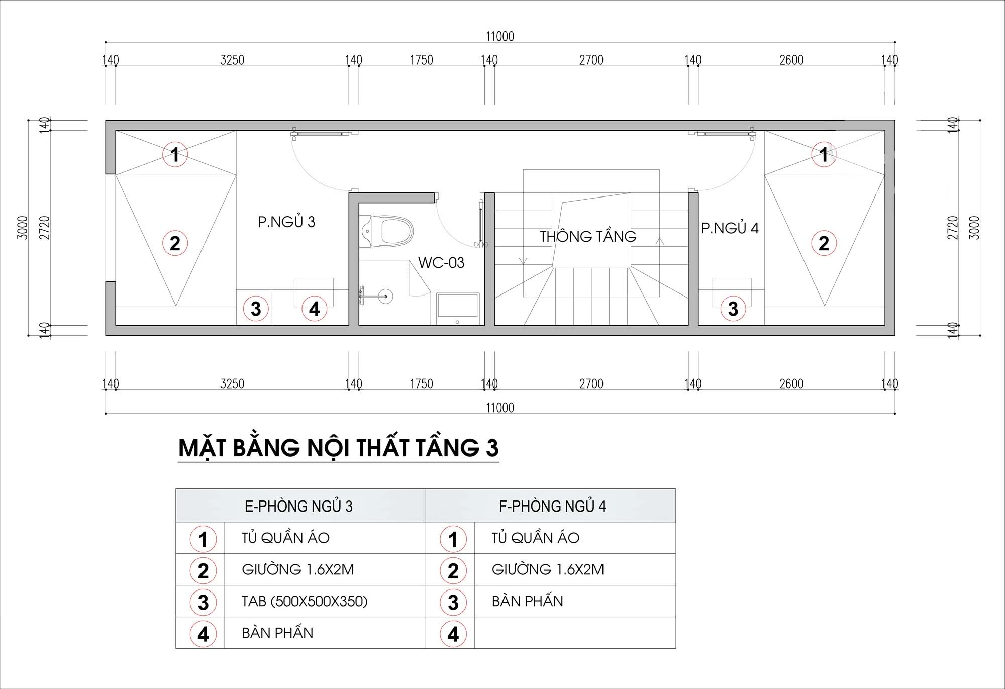 Thiết kế và bố trí nội thất nhà ống 30m² cho gia đình 7 người - Ảnh 3.