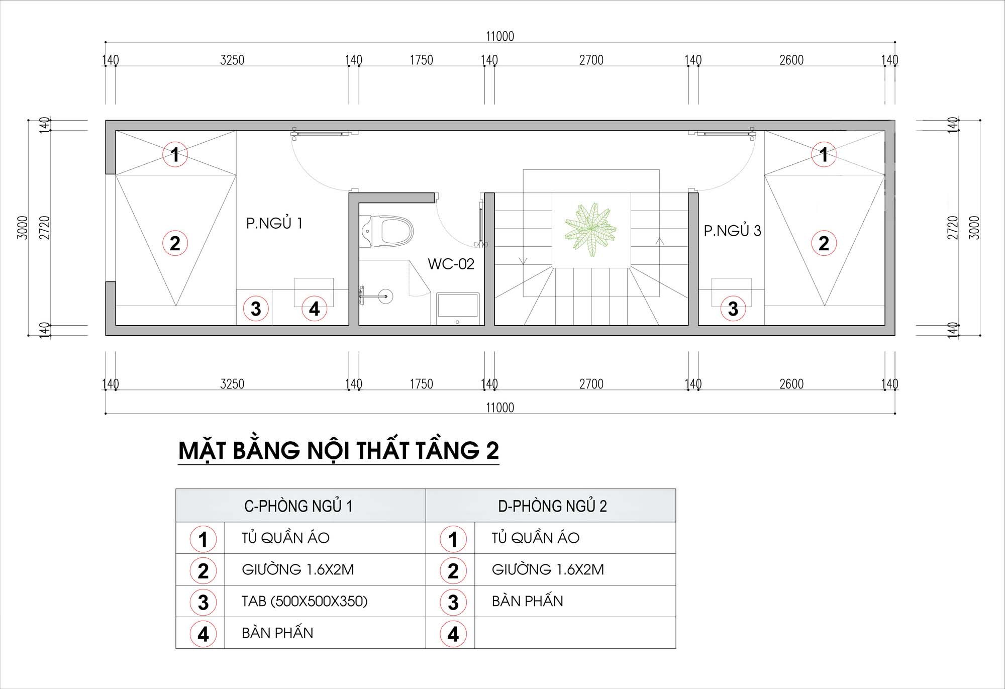 Thiết kế và bố trí nội thất nhà ống 30m² cho gia đình 7 người - Ảnh 2.