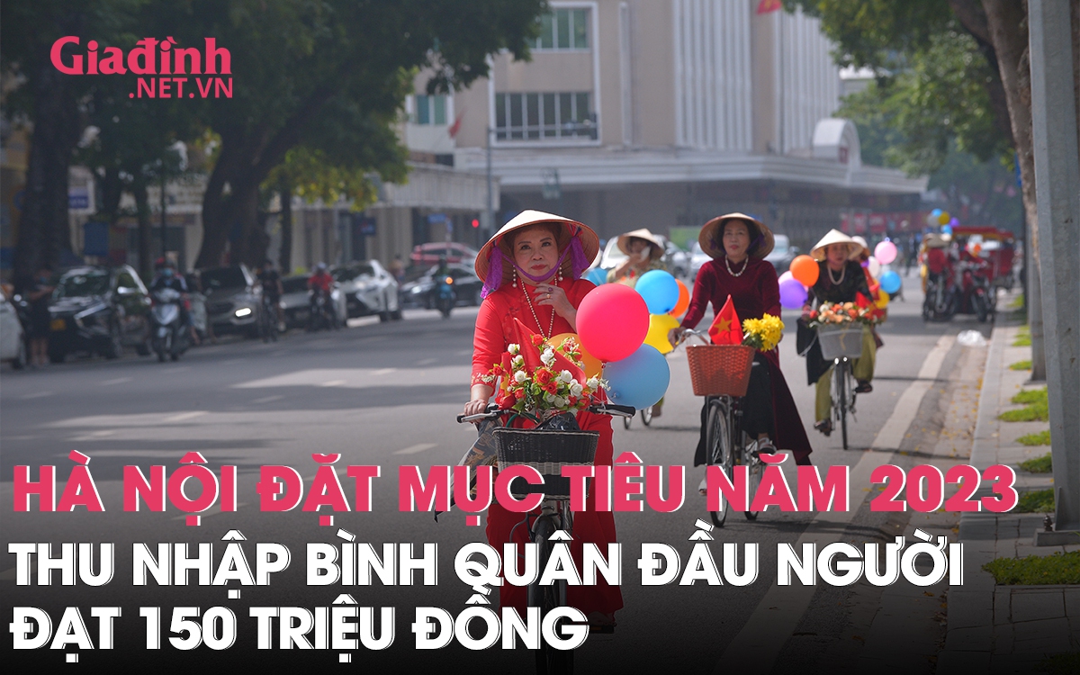 Hà Nội đặt mục tiêu năm 2023, thu nhập bình quân đầu người đạt 150 triệu đồng