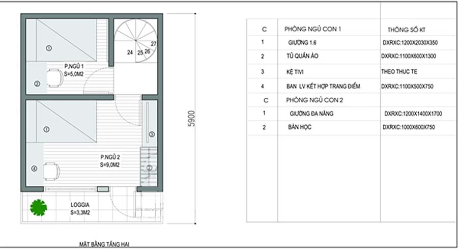 Thiết kế cho ngôi nhà chỉ rộng 20m² nhưng có tới 3 phòng ngủ thoáng mát - Ảnh 3.