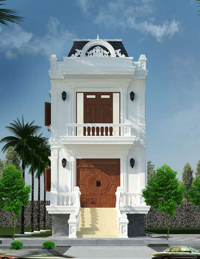 Nhà phố 4 tầng tân cổ điển đẹp tại Bình Phước - NP 45012 - KientrucKata