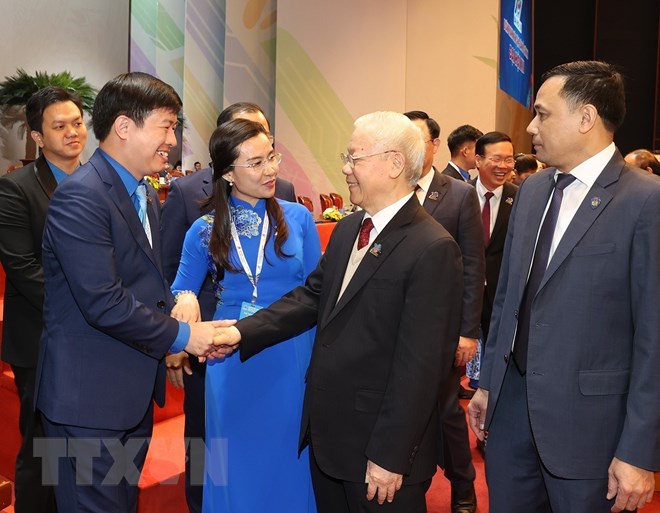 Ph&aacute;t biểu của Tổng B&iacute; thư tại Đại hội Đo&agrave;n to&agrave;n quốc lần thứ XII - Ảnh 25.