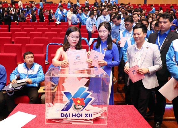 Bầu 144 đoàn viên ưu tú vào Ban chấp hành Trung ương Đoàn khóa XII - Ảnh 1. Bầu 144 đoàn viên ưu tú vào Ban chấp hành Trung ương Đoàn khóa XII - Ảnh 1.