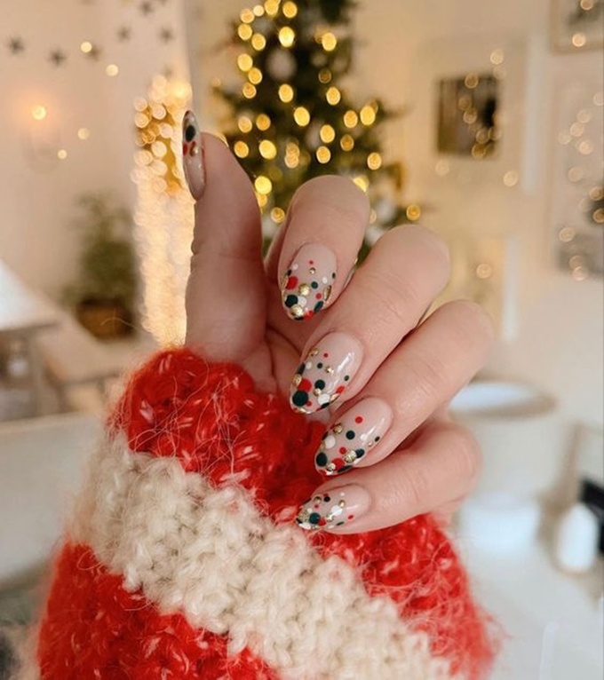 Đón Noel với loạt bộ nail siêu xinh, cực chất - Ảnh 2.