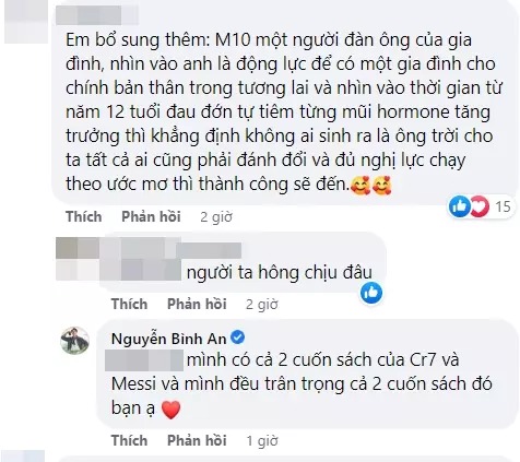 Bình An gây tranh cãi khi luận bàn Messi và Ronaldo - Ảnh 6.