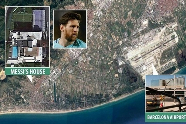 Lý giải lời đồn máy bay không được bay qua nóc nhà của Messi - Ảnh 2.