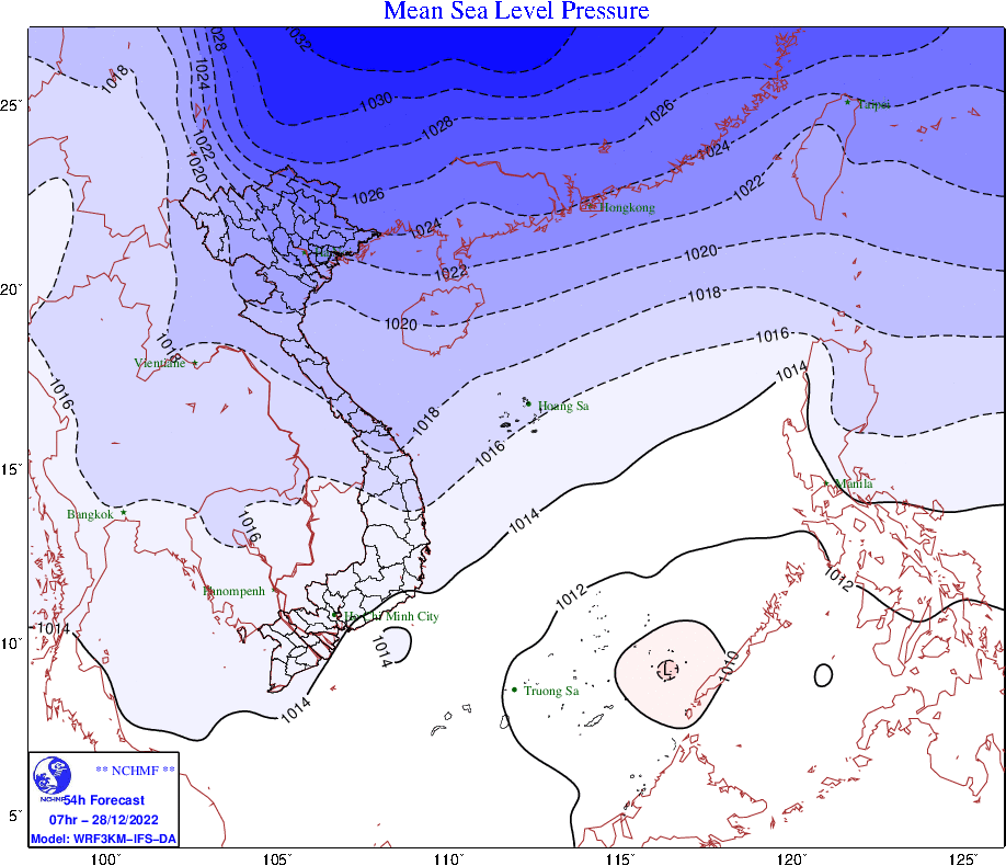 Dự báo thời tiết 27/12: Bắc Bộ và Trung Trung Bộ sắp rét đậm, vung nui cao kha năng xảy ra mưa tuyêt va băng gia - Ảnh 1.