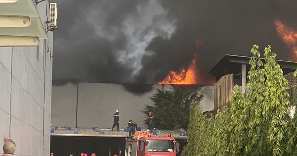 Ch&aacute;y lớn tại c&ocirc;ng ty nhựa ở KCN H&ograve;a Kh&aacute;nh, Đ&agrave; Nẵng - Ảnh 1.