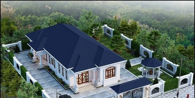 4 mẫu nhà ống 1 tầng ở nông thôn sang trọng, vừa túi tiền - Ảnh 2. 4 mẫu nhà ống 1 tầng ở nông thôn sang trọng, vừa túi tiền - Ảnh 2.