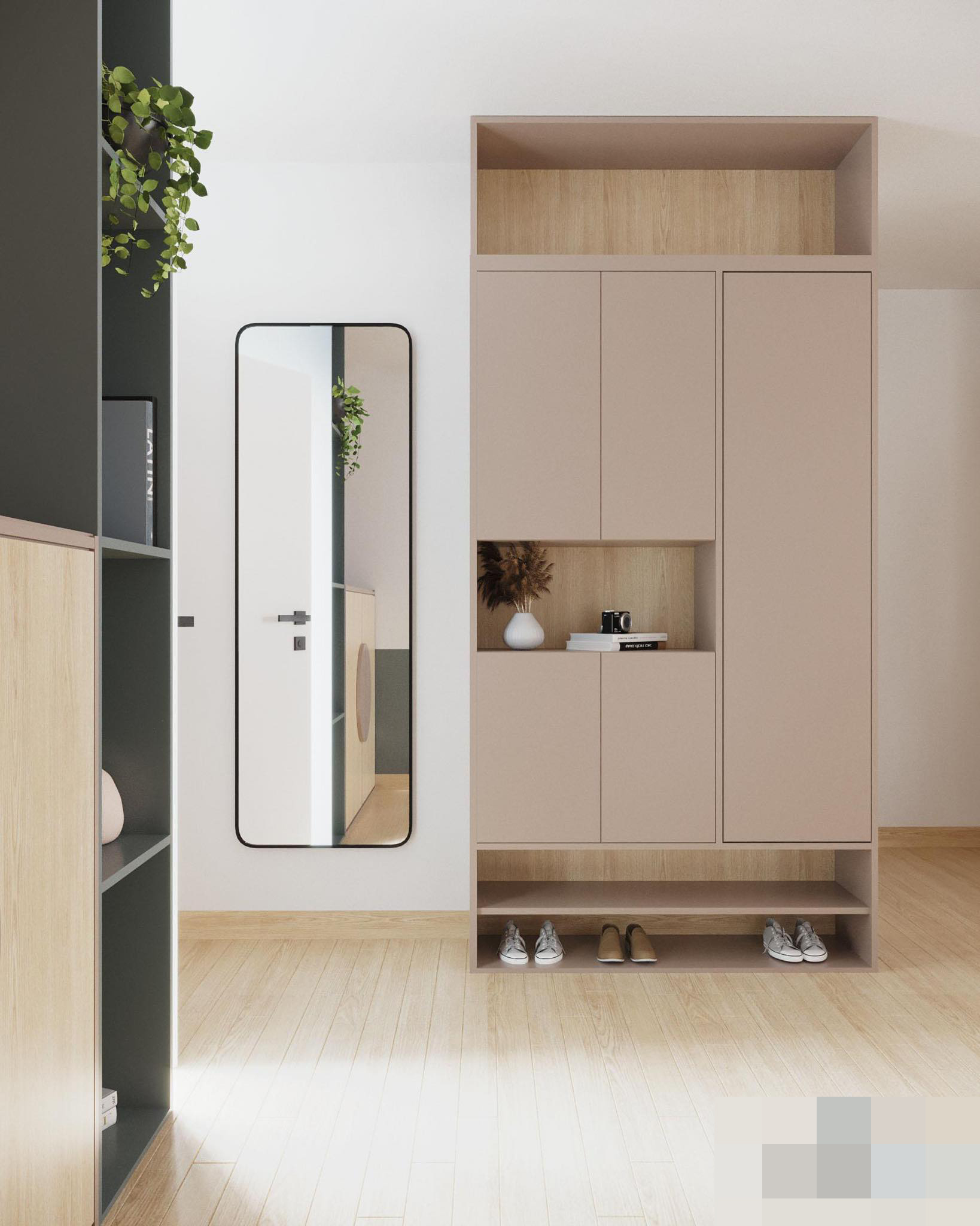 Chút biến tấu cho căn hộ nhỏ, không gian rộng hơn nhờ nội thất thông minh - Ảnh 3.