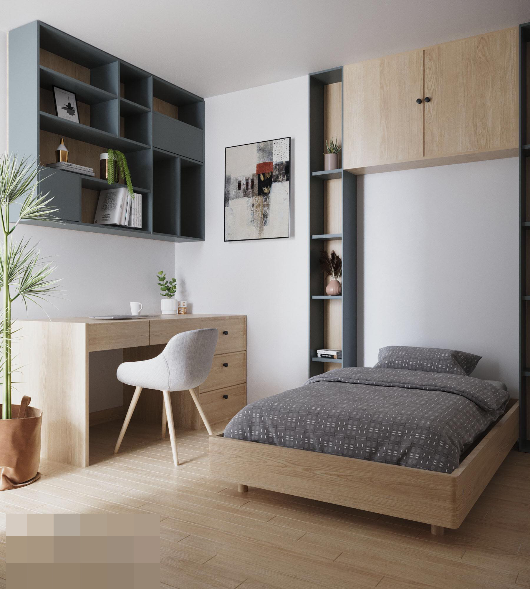 Chút biến tấu cho căn hộ nhỏ, không gian rộng hơn nhờ nội thất thông minh - Ảnh 19.