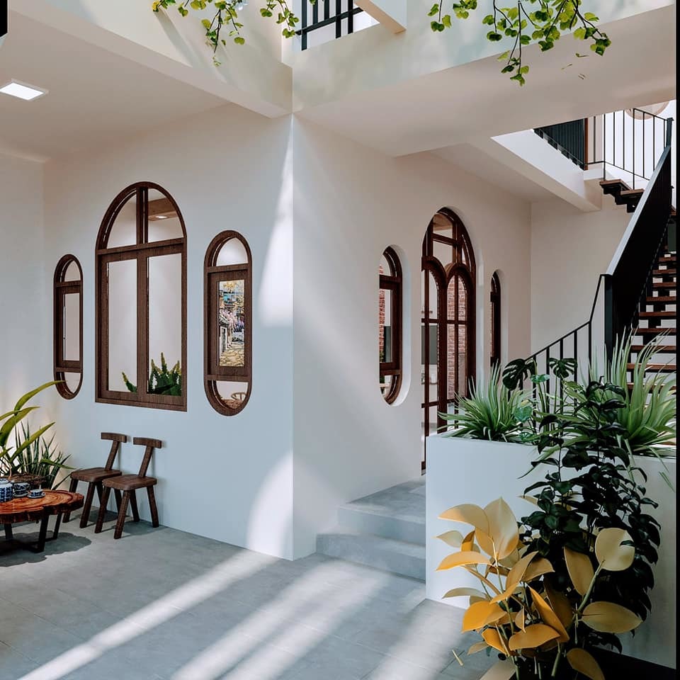 Hồn quê trong ngôi nhà 90m2, rợp nắng vàng và mảng xanh - Ảnh 3.