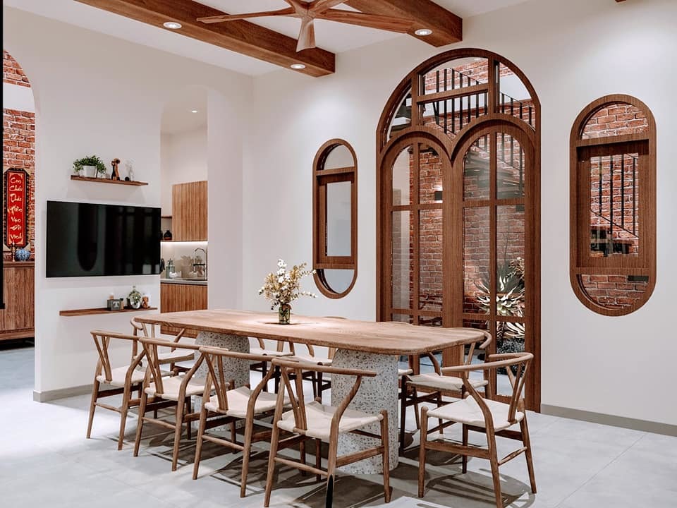 Hồn quê trong ngôi nhà 90m2, rợp nắng vàng và mảng xanh - Ảnh 8.