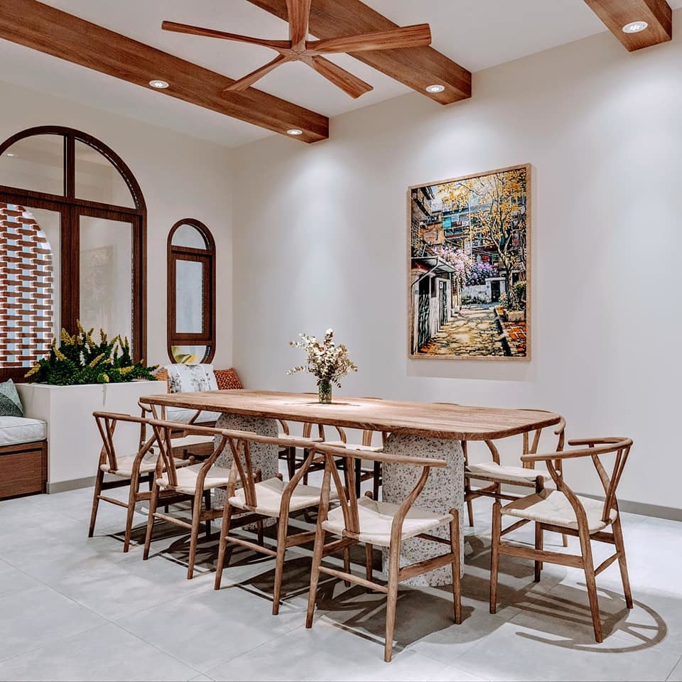 Hồn quê trong ngôi nhà 90m2, rợp nắng vàng và mảng xanh - Ảnh 6.