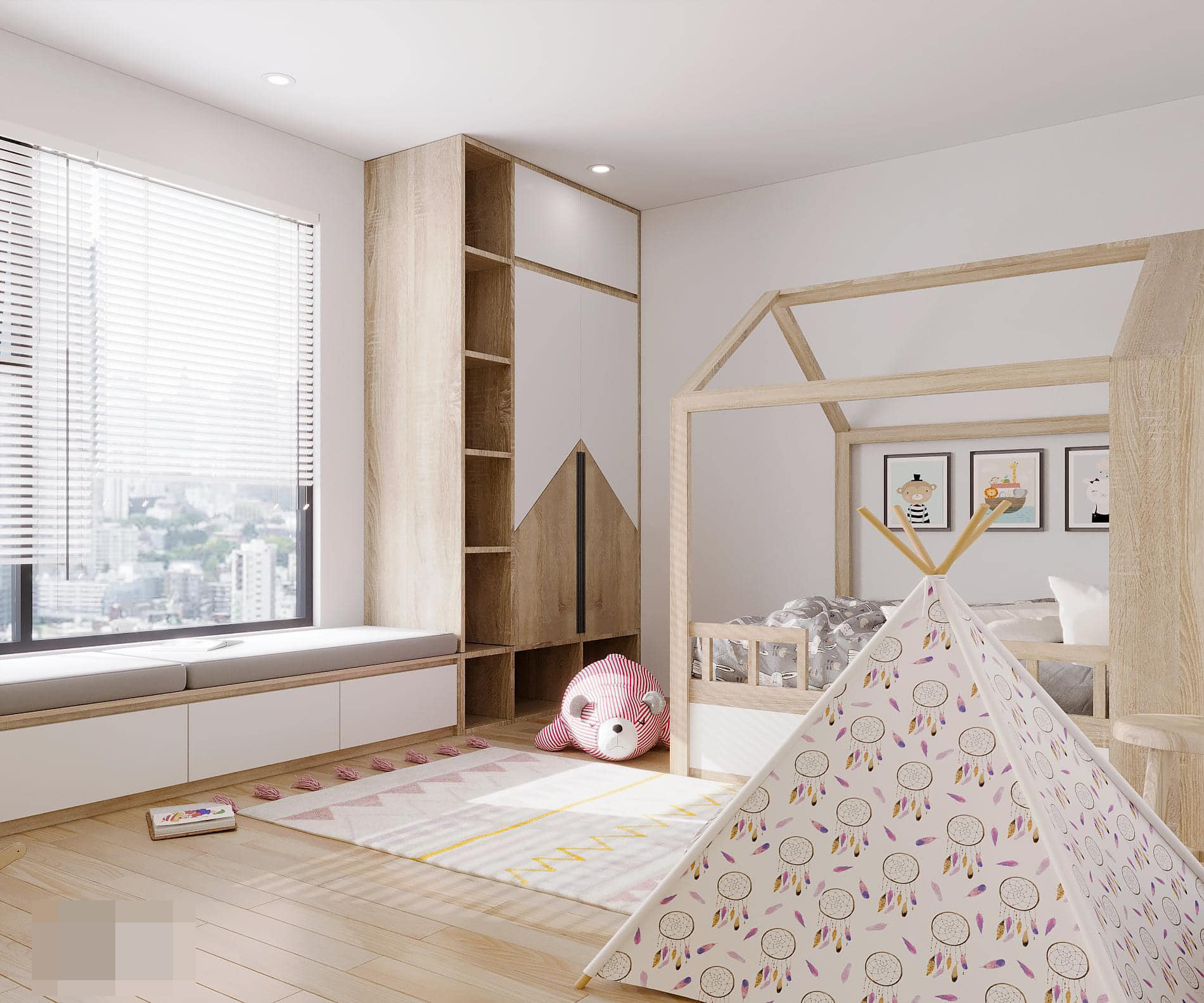 Mẹo sử dụng màu nhạt cho căn hộ chung cư rộng hơn nhưng không đơn điệu - Ảnh 12.