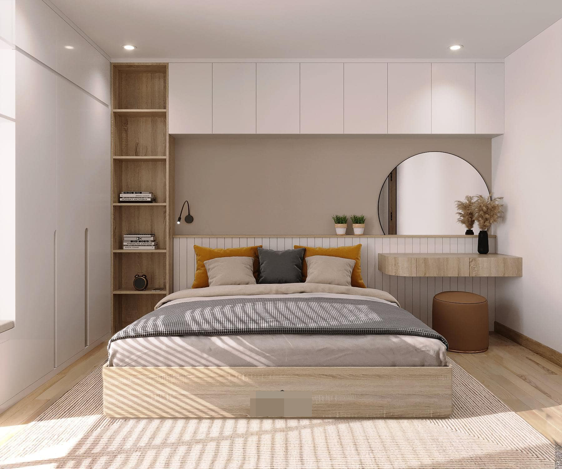 Mẹo sử dụng màu nhạt cho căn hộ chung cư rộng hơn nhưng không đơn điệu - Ảnh 17.
