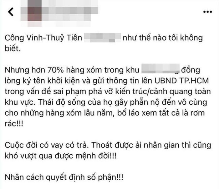 Giữa l&uacute;c con g&aacute;i vướng l&ugrave;m x&ugrave;m bị h&agrave;ng x&oacute;m đồng loạt khởi kiện, mẹ ruột Thủy Ti&ecirc;n gửi lời động vi&ecirc;n v&agrave; thể hiện sự tin tưởng tuyệt đối - Ảnh 3.