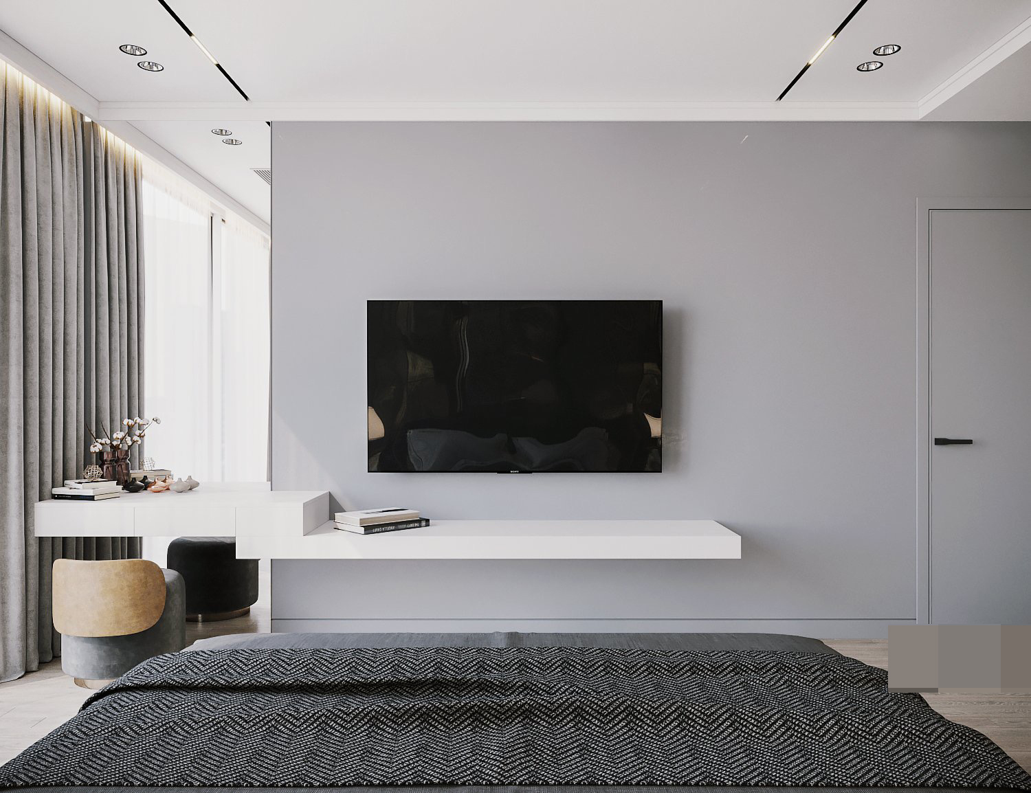 Căn hộ hơn 300m2 ở Hà Nội, nội thất siêu đơn giản - Ảnh 9. Căn hộ hơn 300m2 ở Hà Nội, nội thất siêu đơn giản - Ảnh 9.