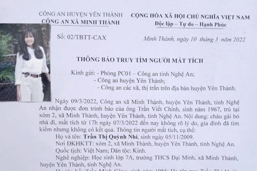 Liên tiếp nhiều nữ sinh &quot;mất tích&quot; không rõ nguyên nhân - Ảnh 1.