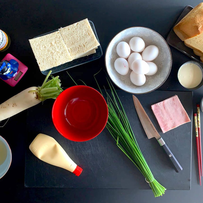 Làm sandwich trứng kiểu Nhật chỉ với 5 bước - Ảnh 1.