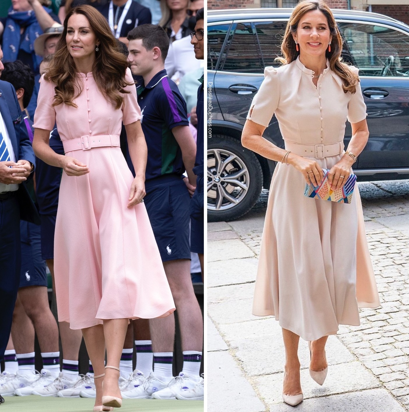 Comparaison de la princesse Kate et de son adversaire : toutes deux s'habillent magnifiquement, mais qui est la plus luxueuse ? -Photo 4.