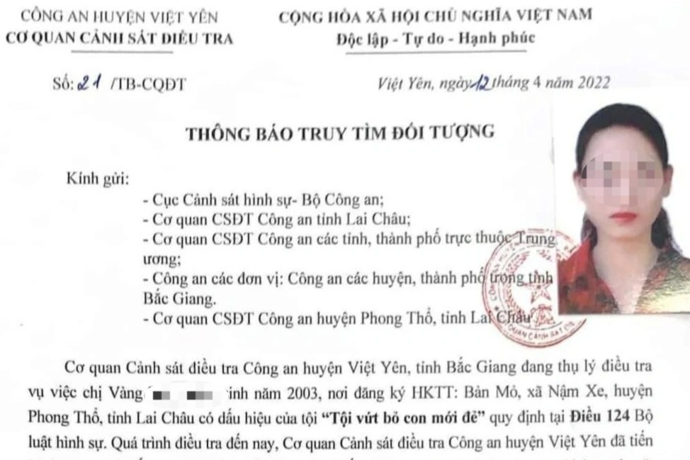Truy tìm cô gái trẻ vứt con mới đẻ ở nhà vệ sinh khiến bé tử vong - Ảnh 1. Truy tìm cô gái trẻ vứt con mới đẻ ở nhà vệ sinh khiến bé tử vong - Ảnh 1.