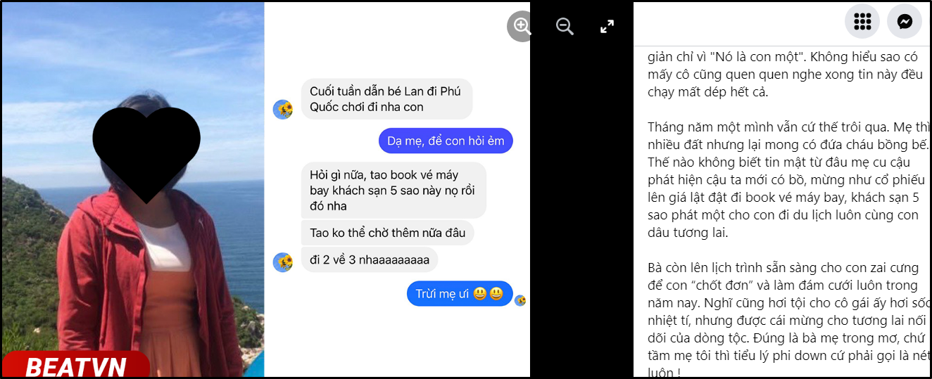 Sợ tuột mất con dâu, mẹ chồng đặt cả khách sạn 5 sao, giục con trai 32 tuổi đi du lịch Phú Quốc nhưng &quot;ngã ngửa&quot; nhất vẫn là lời nhắn nhủ đính kèm! - Ảnh 1.