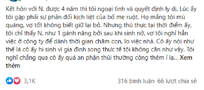 Thấy vợ cũ thân thiết với mẹ, chồng &quot;tưởng bở&quot; liền đề nghị hàn gắn nhưng chỉ nghe 5 từ cô nói mà anh đỏ mặt ngượng - Ảnh 1.