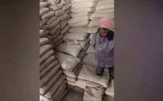 Cụ bà bốc dỡ 1 tấn xi măng kiếm 30 nghìn phụ gia đình: 'Cụ tự nguyện, muốn được đi làm” - Ảnh 1.