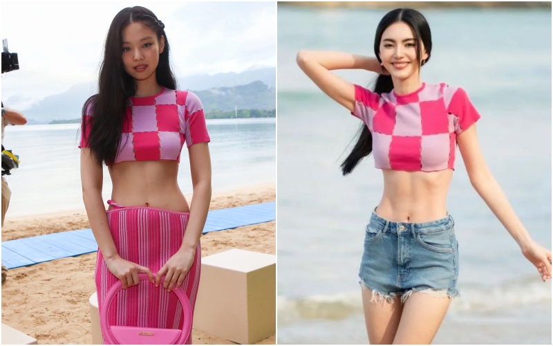 &quot;Ủ mưu&quot; chặt chém cả Jennie (Black Pink) nhưng &quot;ma nữ đẹp nhất Thái Lan&quot; lại lộ body trơ xương tong teo hết hồn - Ảnh 1.