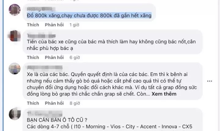 Giá xăng đắt chưa từng có, càng làm càng lỗ, tài xế xe công nghệ tính bỏ việc - Ảnh 3.