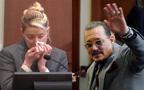 Thông tin mới nhất phiên tòa kiện tụng 'cướp biển' Johnny Depp: Vợ trẻ khóc phủ nhận chuyện phóng uế trên giường